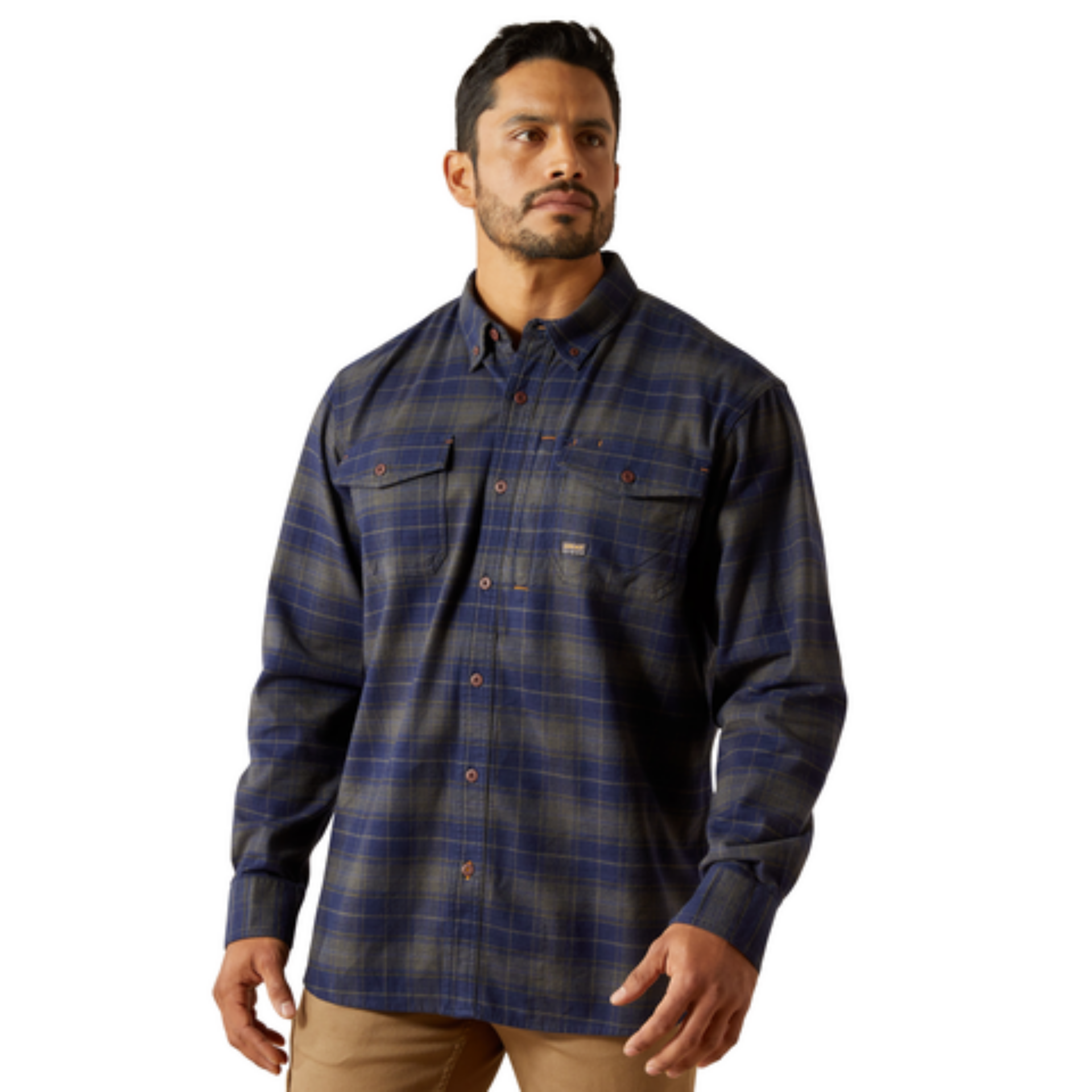 Picture of Ariat 10062532 Rebar Flannel DuraStretch Work Shirt