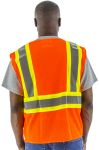 Picture of Majestic 75-3210 Hi-Viz Mesh Vest with DOT Striping, ANSI 2