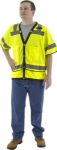 Picture of Majestic 75-3307 Hi-Viz Heavy Duty Mesh Vest, ANSI 3