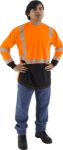 Picture of Majestic 75-5258 Hi-Viz Shirt with Reflective Chainsaw Striping, ANSI 2