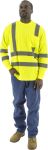 Picture of Majestic 75-5355 Hi-Viz Long Sleeve Shirt, ANSI 3