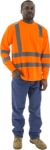 Picture of Majestic 75-5356 Hi-Viz Long Sleeve Shirt, ANSI 3