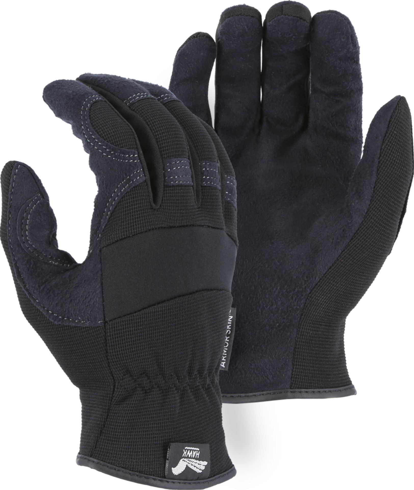 Picture of Majestic 2136 Armor Skin Mechanics Glove with Knit Back