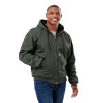 Picture of Berne  HJ375 Heartland Washed Duck Hooded Work Jacket