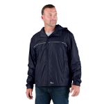 Picture of Berne  RJ25 Coastline Lightweight Hooded Rain Jacket