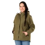 Picture of Berne  WHJ45 Women's Softstone Micro-Duck Hooded Coat