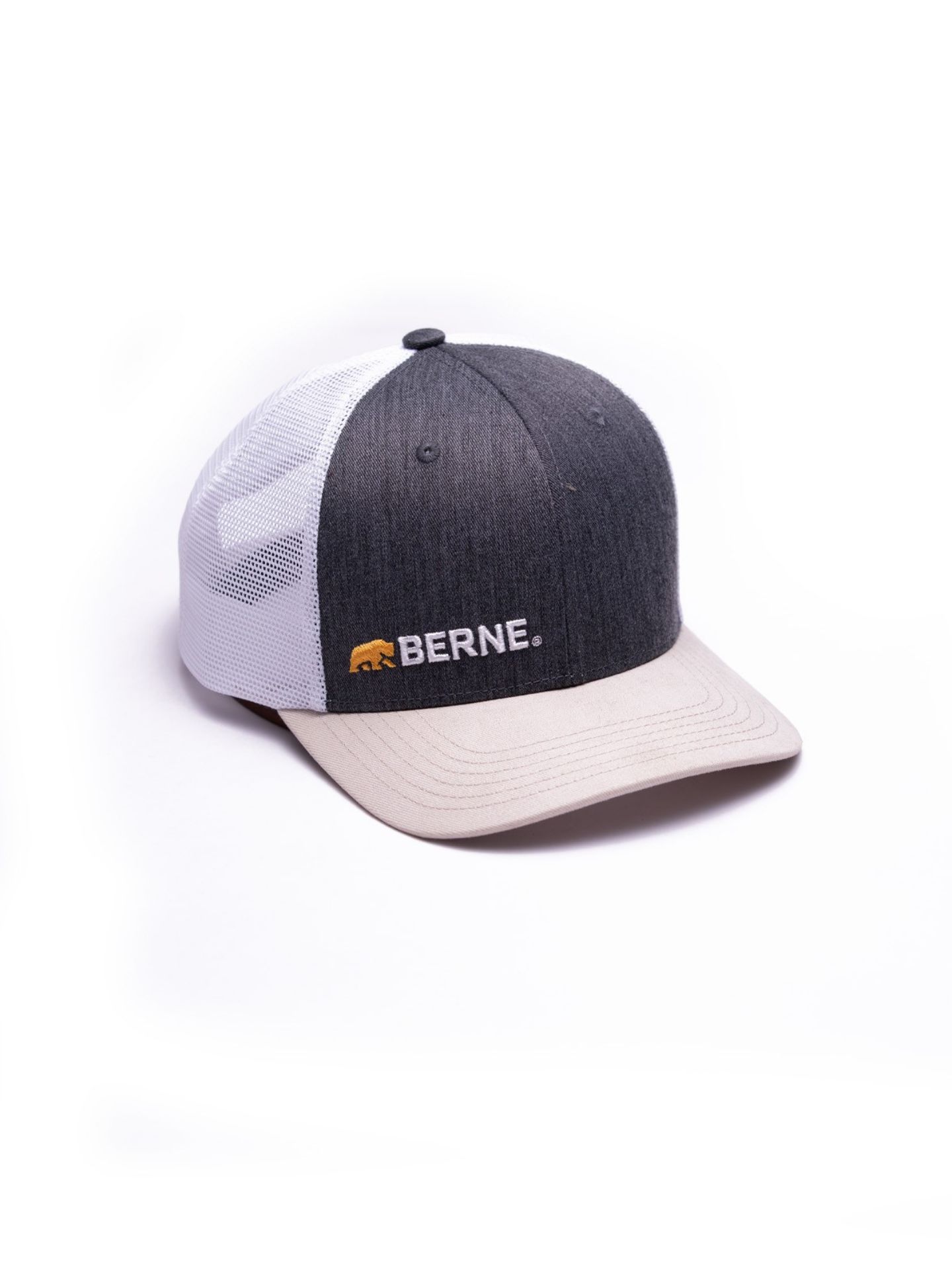 Picture of Berne  H182 Offset Logo Mesh-Back Cap