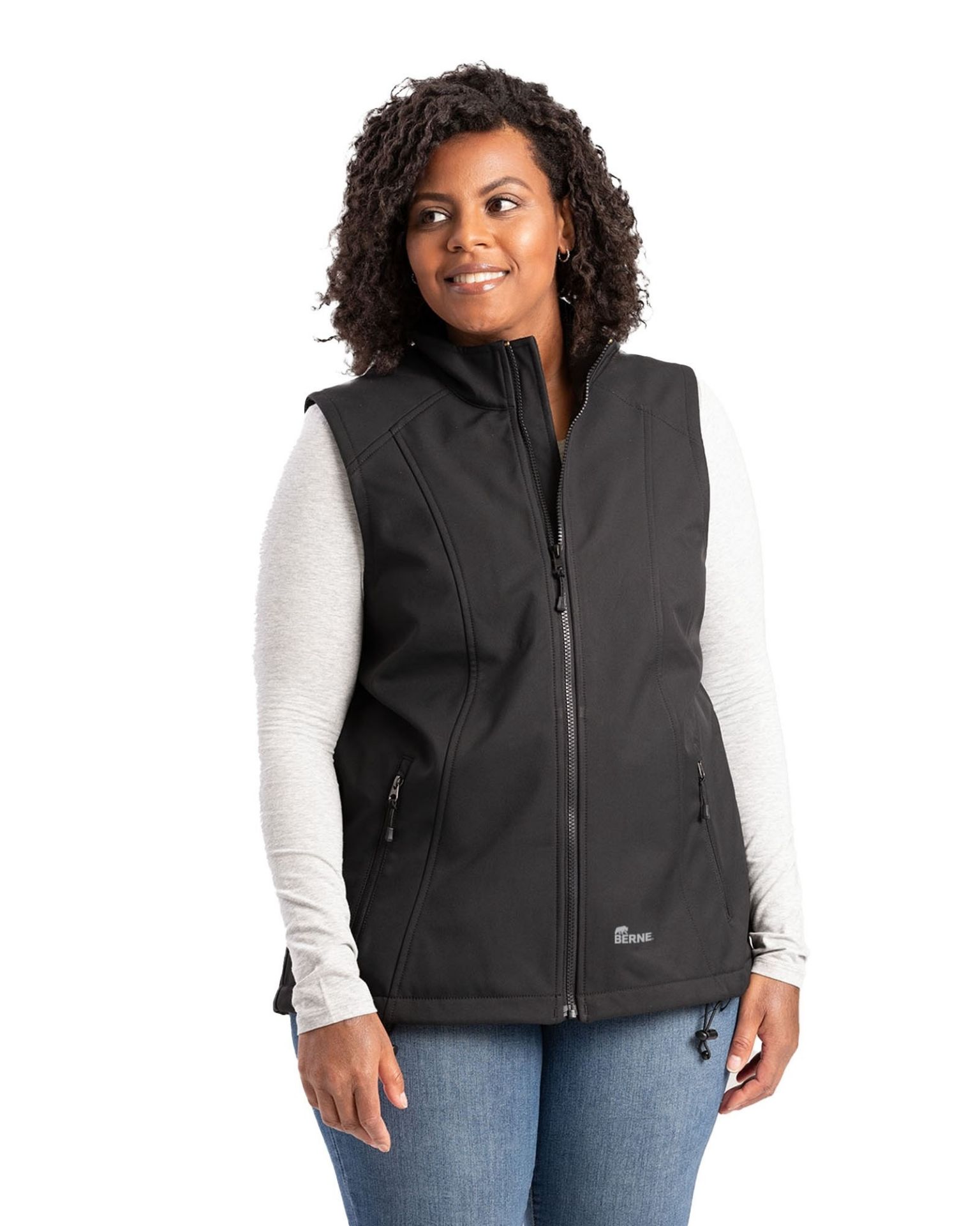 Picture of Berne  WVS303 Women's Highland Softshell Vest