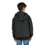 Picture of Berne  BHJ22BK Youth Flex Nylon Insulated Hooded Jacket
