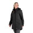Picture of Berne  WCH23BK Women's Sherpa-Lined Hooded Parka