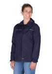 Picture of Berne  WRJ25NV Women's Coastline Lightweight Hooded Rain Jacket