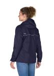Picture of Berne  WRJ25NV Women's Coastline Lightweight Hooded Rain Jacket