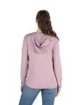 Picture of Berne  WSH13HELB Women's Long Sleeve Hooded UPF Sun Shirt