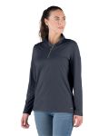 Picture of Berne  WSH14NV Women's Midweight UPF Quarter-Zip