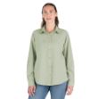 Picture of Berne  WSH34HSEA Women's Flex UPF Button Down Long Sleeve Shirt