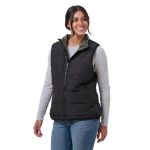 Picture of Berne  WV26BK Women's Channel Quilt Ripstop Flannel-Lined Vest