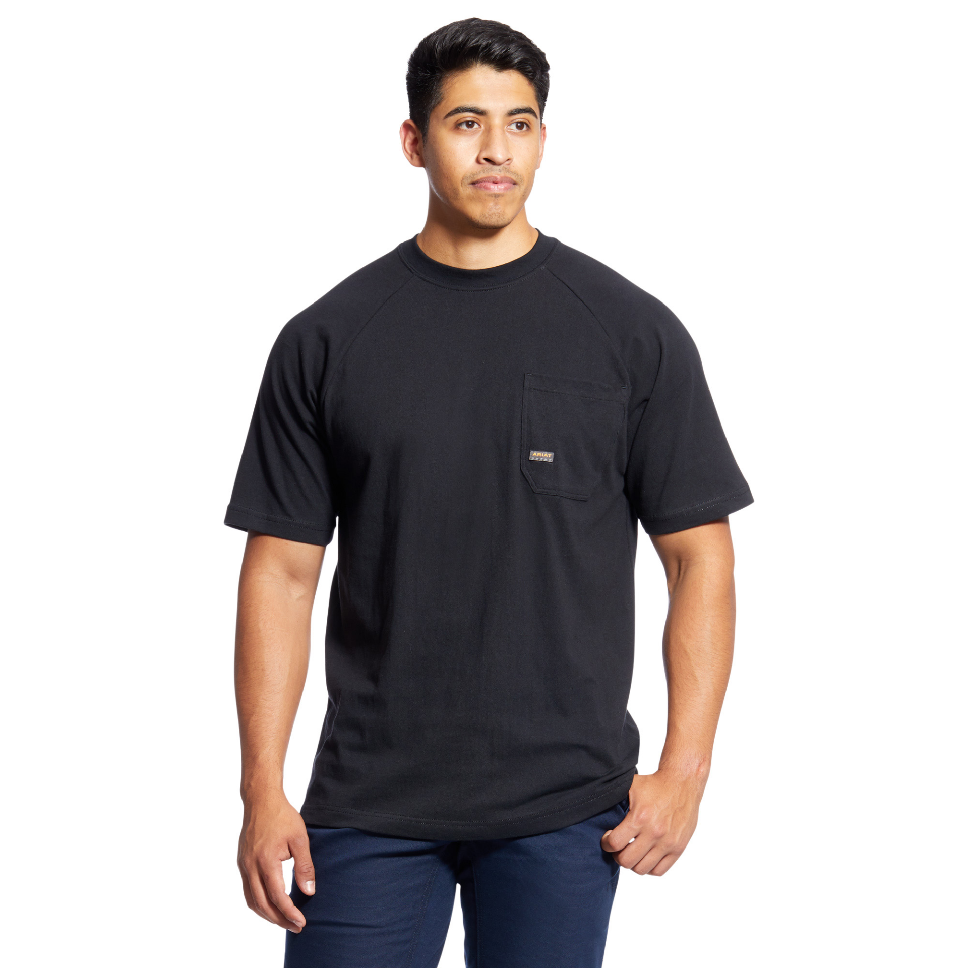 Picture of Ariat 10025372 REBAR COTTON STRONG SS T-SHRT