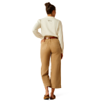 Picture of Ariat 10060878 Ultra High Rise Countryside Wide Leg Crop Jeans