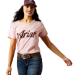 Picture of Ariat 10063761 Ariat Spur Script T-Shirt