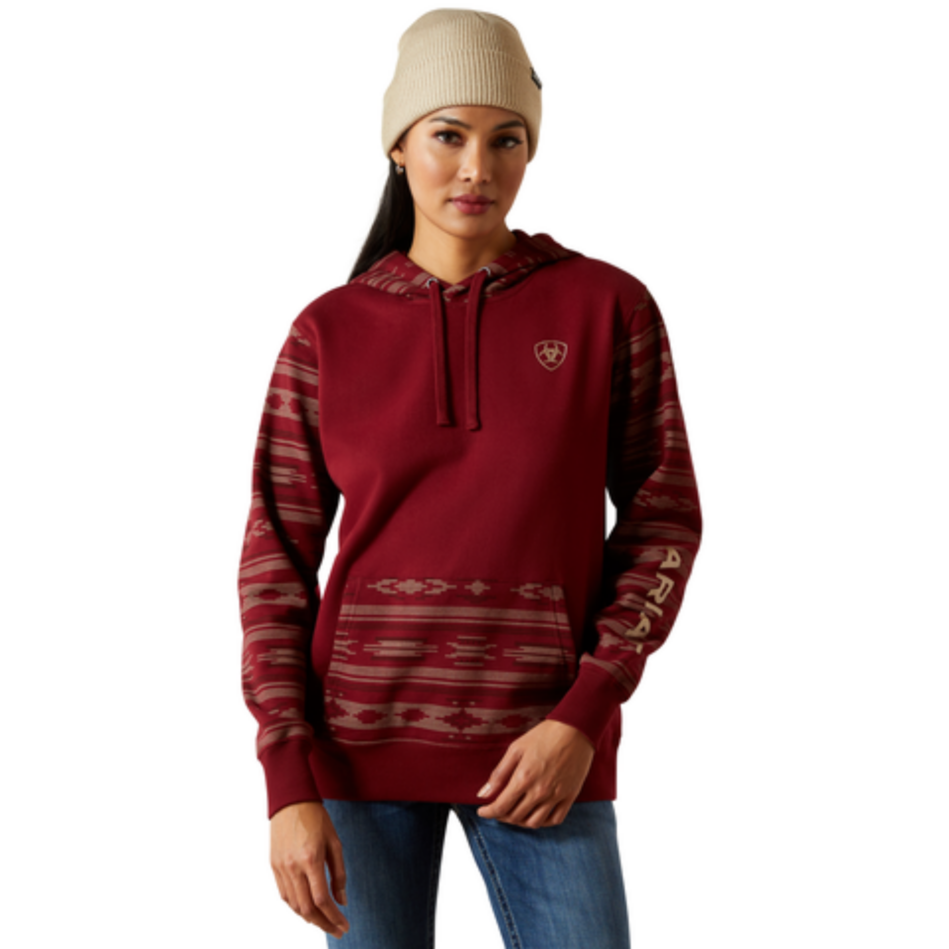 Picture of Ariat 10062291 Ariat Logo 2.0 Printed Hoodie