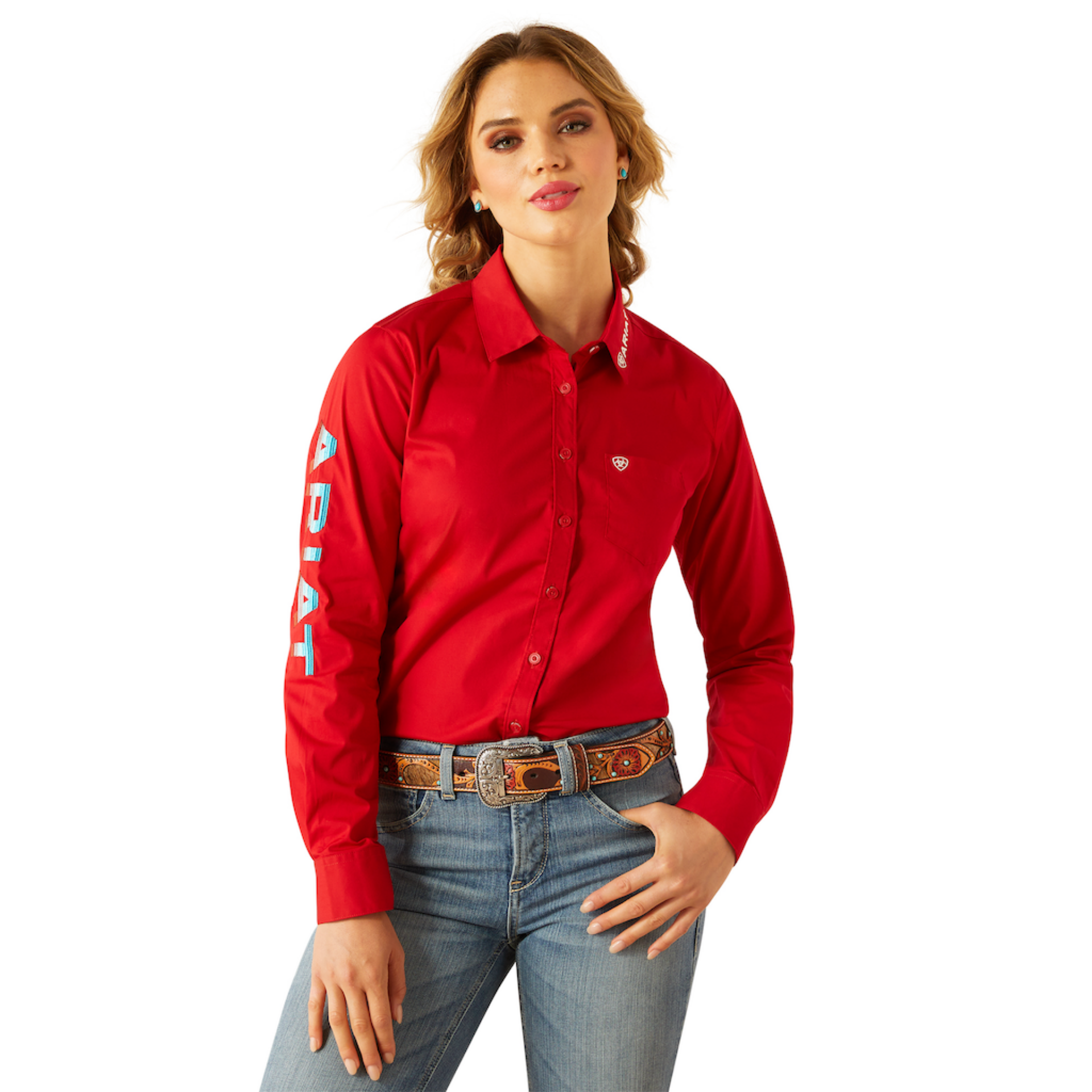 Picture of Ariat 10058797 Team Kirby Stretch Shirt