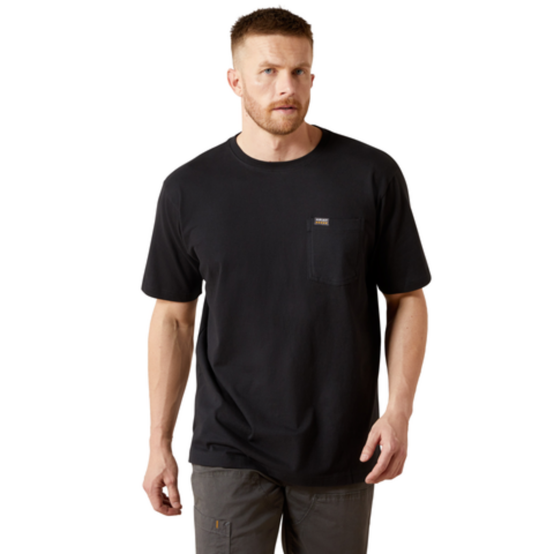 Picture of Ariat 10054518 Rebar Cotton Strong Standard Pocket T-Shirt
