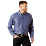 Picture of Ariat 10065842 Wrinkle Free Solid Pinpoint Oxford Classic Fit Shirt