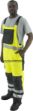 Picture of Majestic 75-2357 High Visibility Waterproof Bib Overall with Quilted Insulation, ANSI E