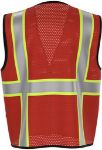 Picture of Safety Brite SB-43ZS Class 2 Multi-Pocket Two-Tone Trim Mesh Vest