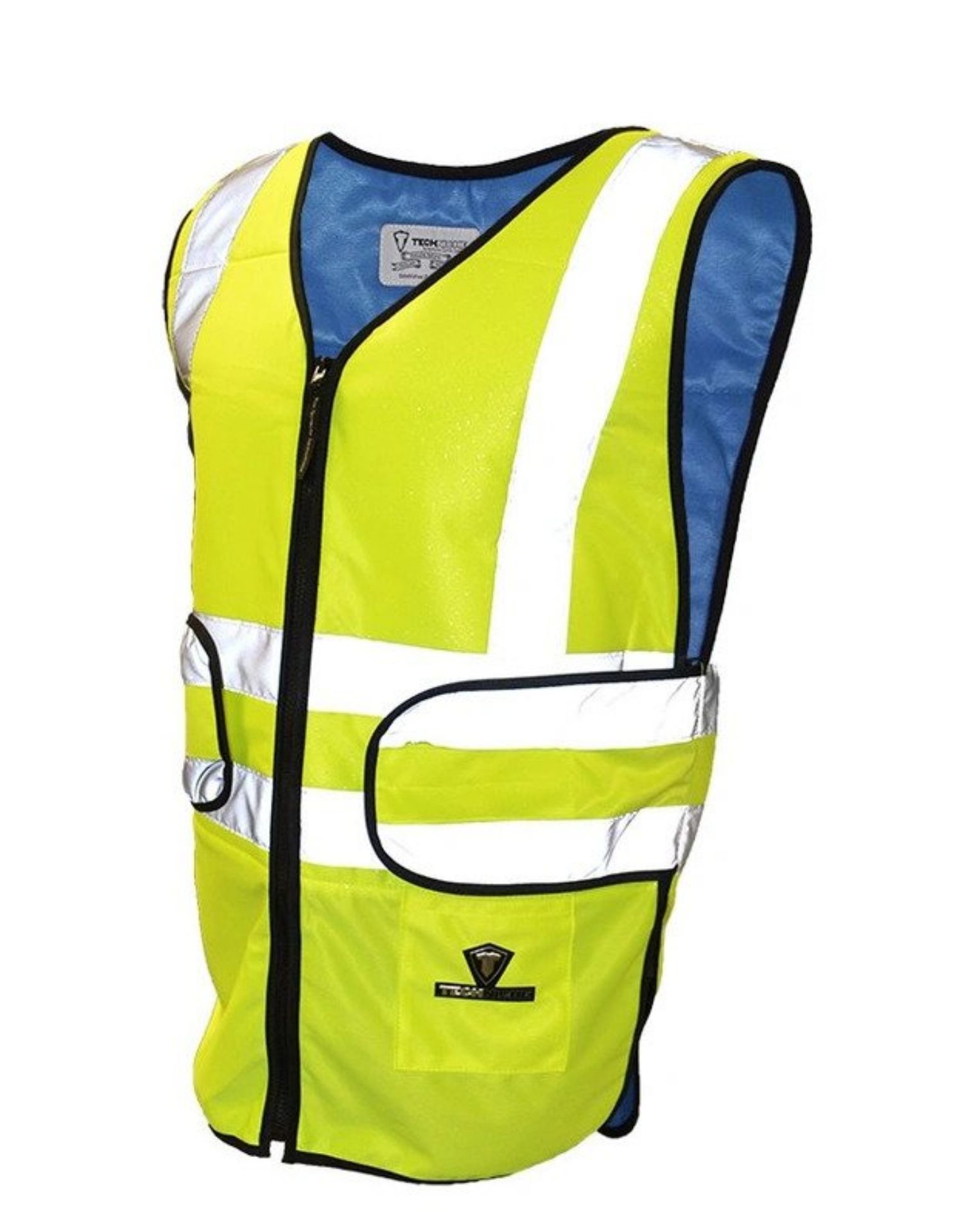 Picture of Occunomix 6626-HV PHASE CHANGE COOLING VEST W/4 INSERTS, HI-VIZ YELLOW
