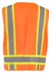 Picture of Occunomix ECO-ATRANS SOLID TWO-TONE SURVEYOR VEST w/ZIPPER