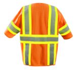 Picture of Occunomix ECO-IMZ32T MESH TWO-TONE VEST w/ZIPPER