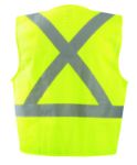 Picture of Occunomix ECO-IMZX MESH X-BACK VEST w/ZIPPER