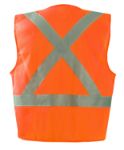Picture of Occunomix ECO-IMZX MESH X-BACK VEST w/ZIPPER