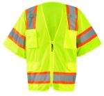 Picture of Occunomix ECO-SIMZ32T MESH TWO-TONE SURVEYOR VEST w/ZIPPER