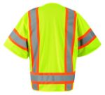 Picture of Occunomix ECO-SIMZ32T MESH TWO-TONE SURVEYOR VEST w/ZIPPER