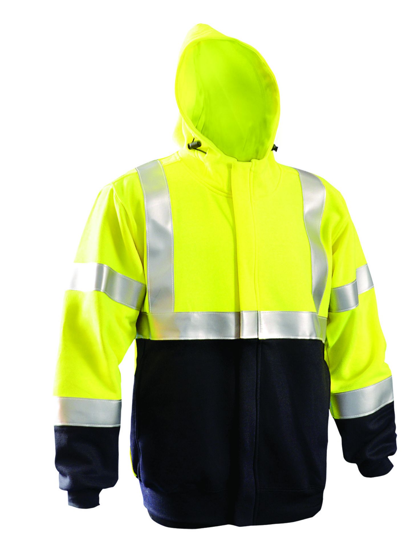 Picture of Occunomix FR-SM2313 FLAME RESISTANT DUAL CERTIFIED FULL-ZIP NAVY BOTTOM HOODIE *