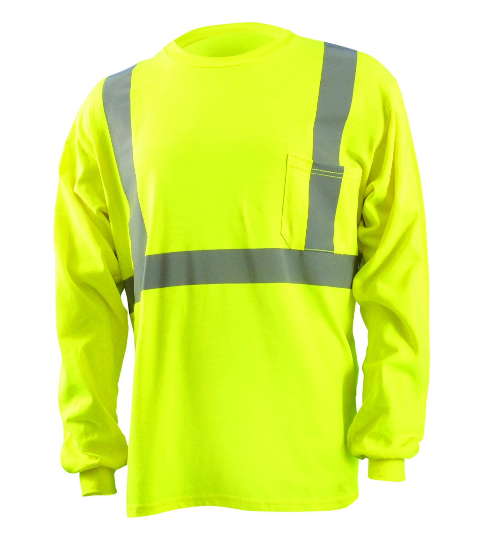 Picture of Occunomix FR-TM2212 FLAME RESISTANT DUAL CERTIFIED LONG SLEEVE T-SHIRT w/POCKET *