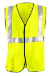 Picture of Occunomix FR-VM1112 FLAME RESISTANT DUAL CERTIFIED SINGLE STRIPE SOLID VEST *