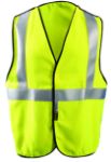 Picture of Occunomix FR-VM1312 FLAME RESISTANT DUAL CERTIFIED SINGLE STRIPE 5-PT BREAK-AWAY SOLID VEST *