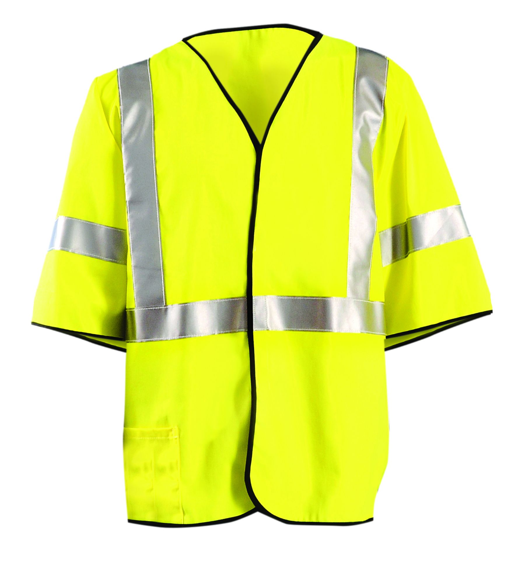 Picture of Occunomix FR-VM2213 FLAME RESISTANT SINGLE STRIPE MESH VEST w/D-RING ACCESS *
