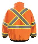 Picture of Occunomix LUX-350-B2X 2-IN-1 BLACK BOTTOM X-BACK QUILTED BOMBER JACKET