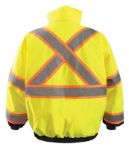 Picture of Occunomix LUX-350-B2X 2-IN-1 BLACK BOTTOM X-BACK QUILTED BOMBER JACKET