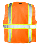 Picture of Occunomix LUX-ATRANS SOLID TWO-TONE SURVEYOR VEST w/ZIPPER