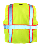 Picture of Occunomix LUX-ATRANS SOLID TWO-TONE SURVEYOR VEST w/ZIPPER