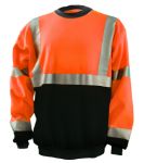 Picture of Occunomix LUX-CSWTBK 9 OZ. CREW NECK BLACK BOTTOM SWEATSHIRT