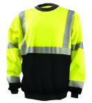 Picture of Occunomix LUX-CSWTBK 9 OZ. CREW NECK BLACK BOTTOM SWEATSHIRT