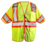 Picture of Occunomix LUX-HSCLC3Z MESH TWO-TONE VEST w/ZIPPER