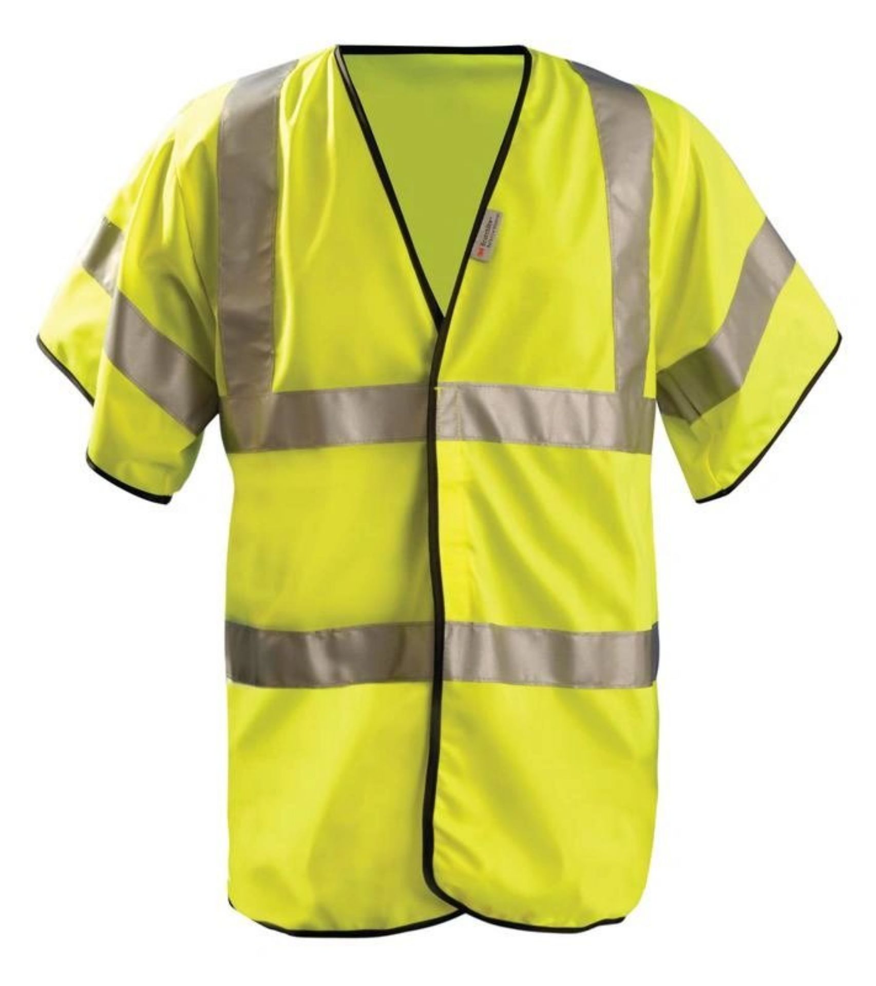 Picture of Occunomix LUX-HSFULLG SOLID DUAL STRIPE VEST