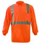 Picture of Occunomix LUX-LSPP2B LONG SLEEVE WICKING BIRDSEYE POLO SHIRT w/POCKET